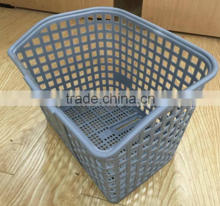 Colorful Bigger bicycle Plastic Front basket/city plastic bike basket/city