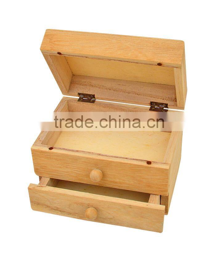 2015 year China suppliers sale factory price FSC&SA8000 antique color wood jewellery box with acrylic lid