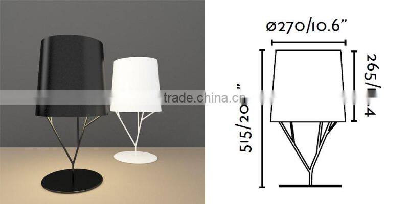 Contemporary classic style metal decoration hotel table lamp