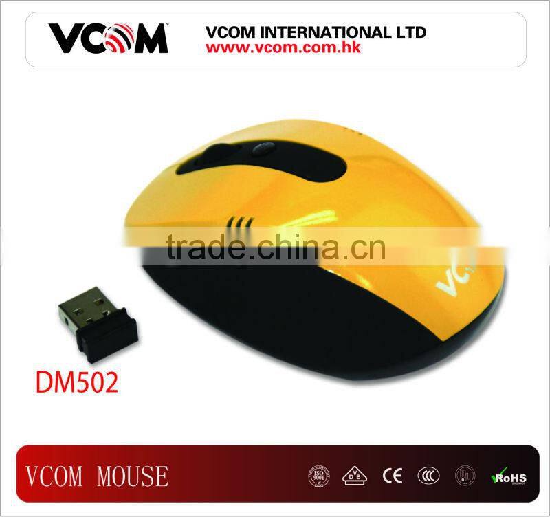 VCOM Different Shapes Wireless Scroll Wheel USB Mini Mouse