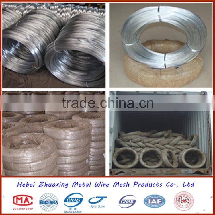factory exporter hot dipped twisted electro black annealed cut galvanized iron wire