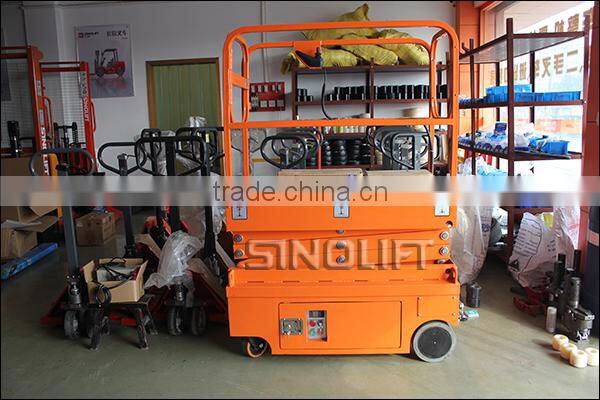 HOT! Sinolift FSJY3/FSJY3.9 Small Electric Scissor Lift Truck