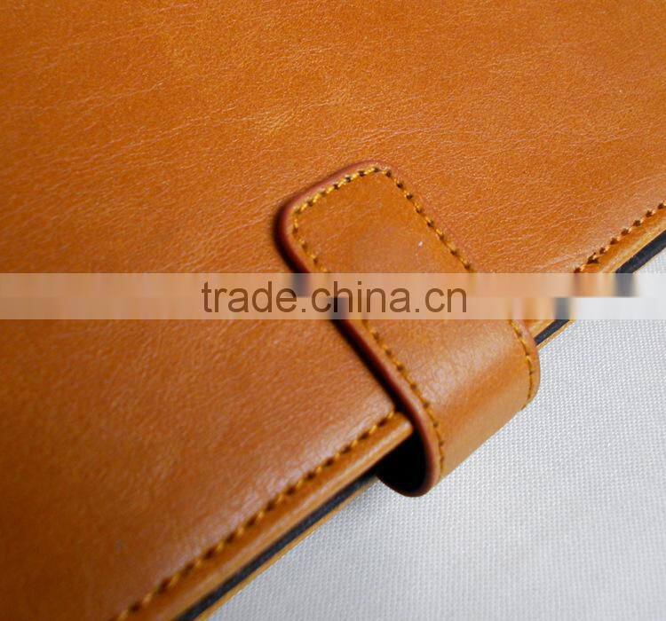 2015 Napov High Quality Competitive Price Leather Flip Case for HTC One M8