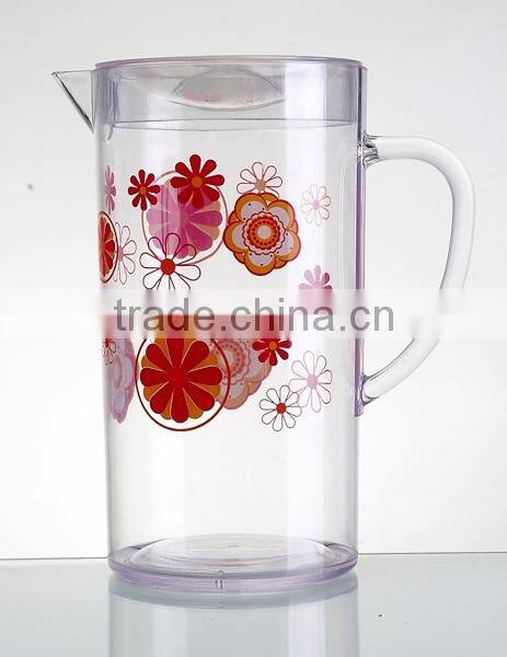 2L Plastic Drinking Water Jug With Lid and handle