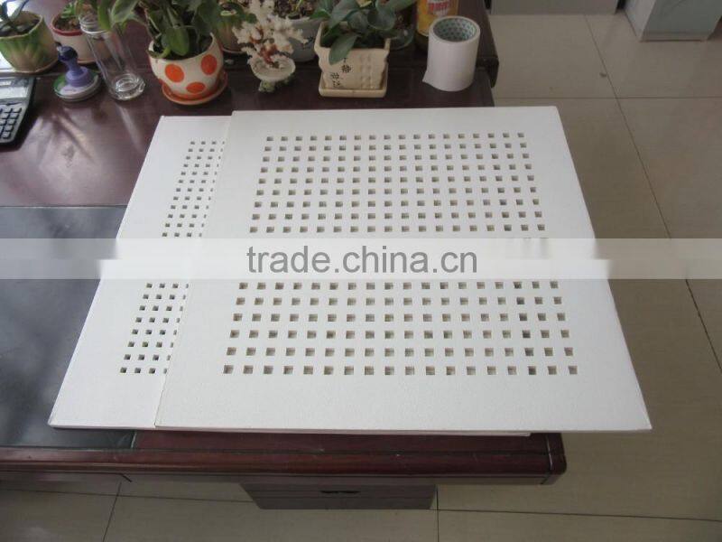 PVC gypsum ceiling tiles / gypsum ceiling board / plasterboard ceiling