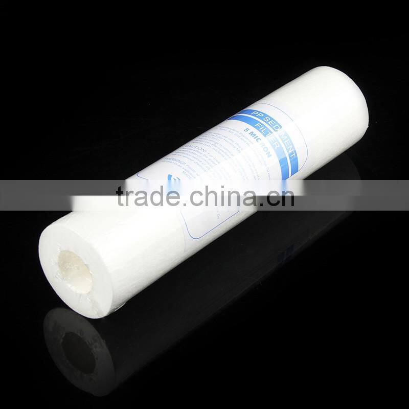 Wholesale 5 micron spun polypropylene ro water filter cartridge parts