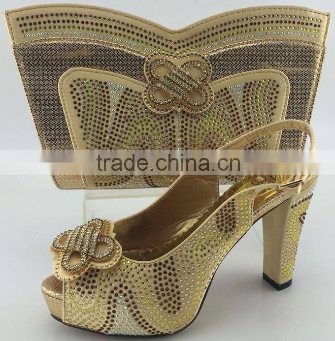 Wonderful shoes & bag set shoes & bag set mix high heel shoes for women