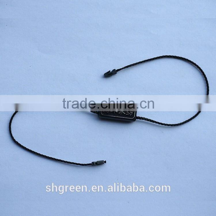 Promotional bottle string plastic tag