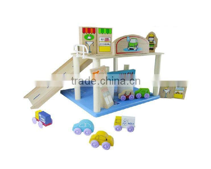 car packing garage toy.kids toy car garage.wooden toy garage