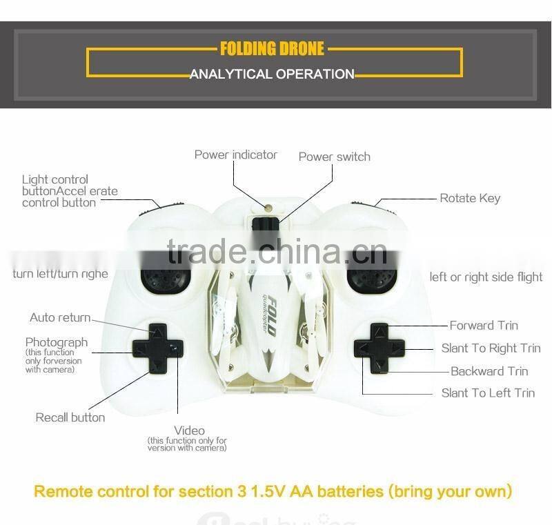 DWI Dowellin X31 RC Drone Foldable professional drone 2.4GHz 4CH 6 Axis Gyro RC Mini Drone