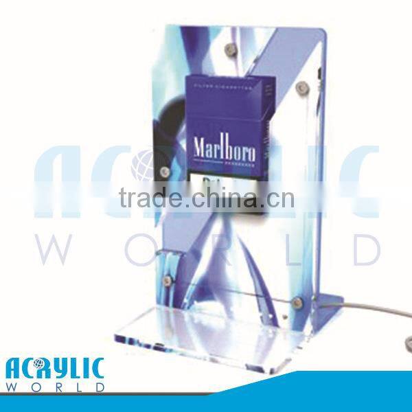 Acrylic Cigarette Display Shelves With Pusher
