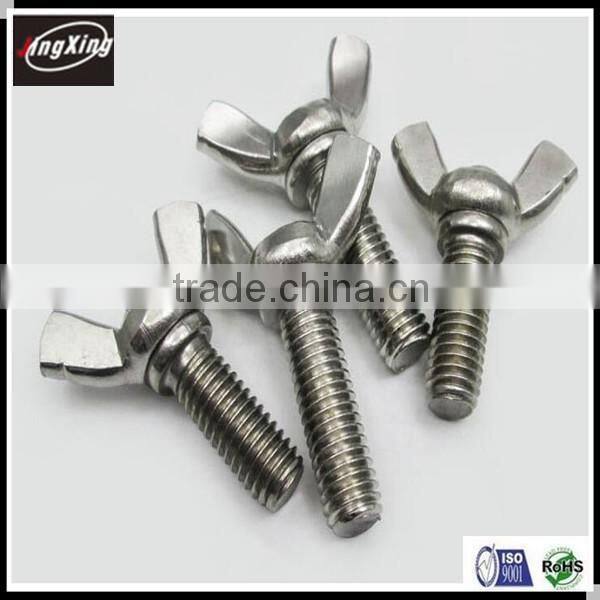 factory price DIN315 Stainless Steel 316 Wing Nuts Bolt Screw