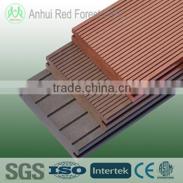 outdoor bamboo plastic decking flooring water proof