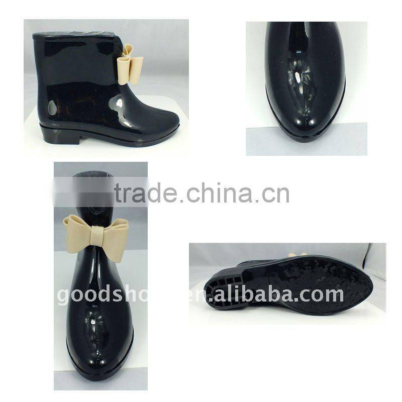 fashion bowknot rain boots