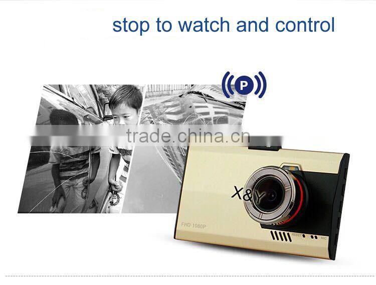 3inch motion detection and stop guard fisheye lens car dvr XY-T360
