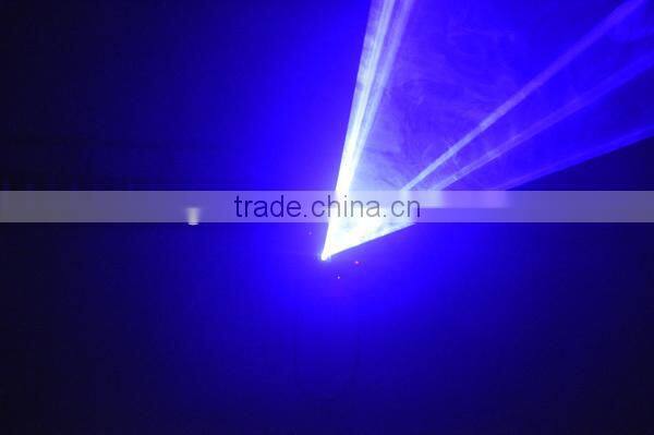 300mW Blue fat beam laser decorate lighting for wedding hotel