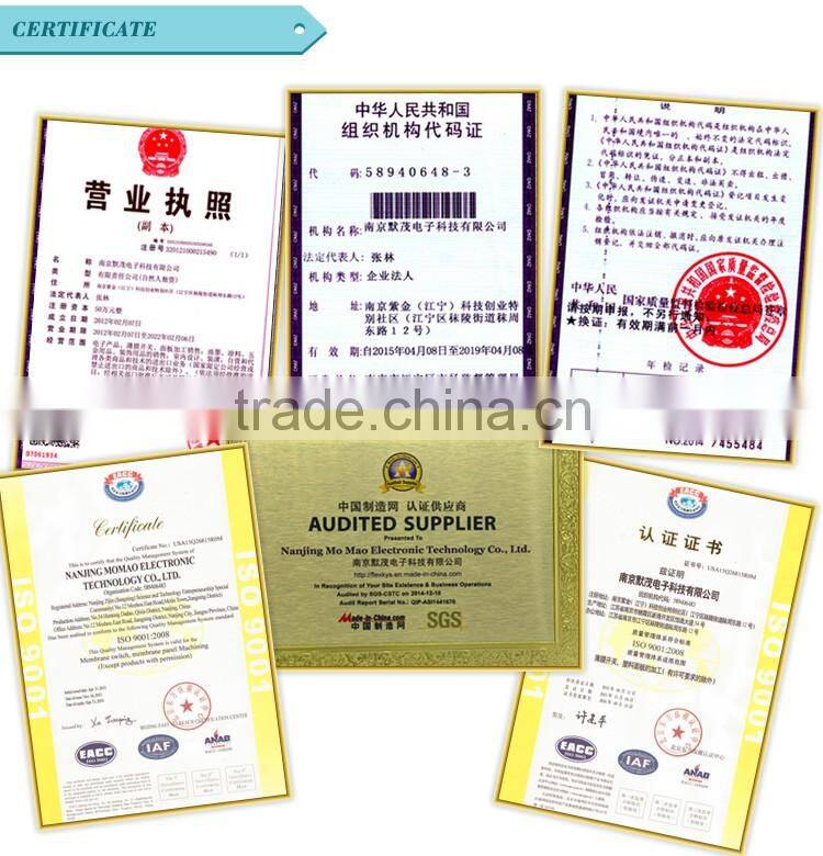 Function push button led membrane switch