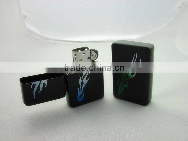 oil cigarette lighter by silkprint ,Metal Oil Lighter ,