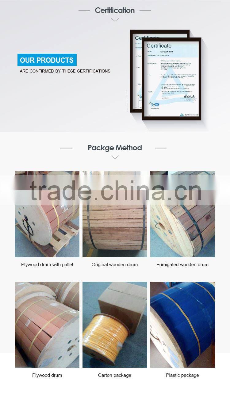 GYTY53 24 core single mode outdoor direct buried fiber optic cable for underground