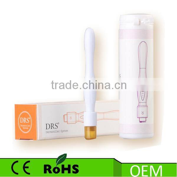 PREMIUM Derma Roller 540 White Handle with Blue head Surgical Stainless Steel Microneedle Roller for Face and Body