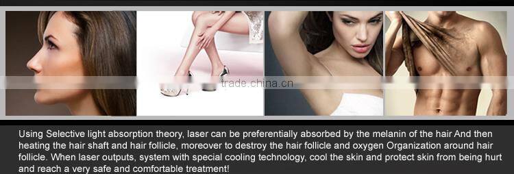808 nm hair remover Semiconductor Diode Laser For Hair Removal beauty machine