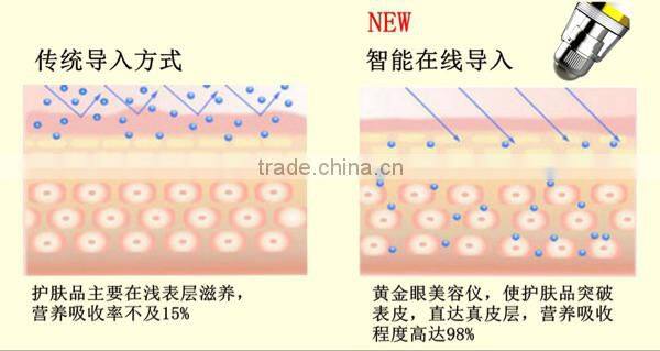 Portable rf Eye Massage V-shape face machine for removing wrinkle