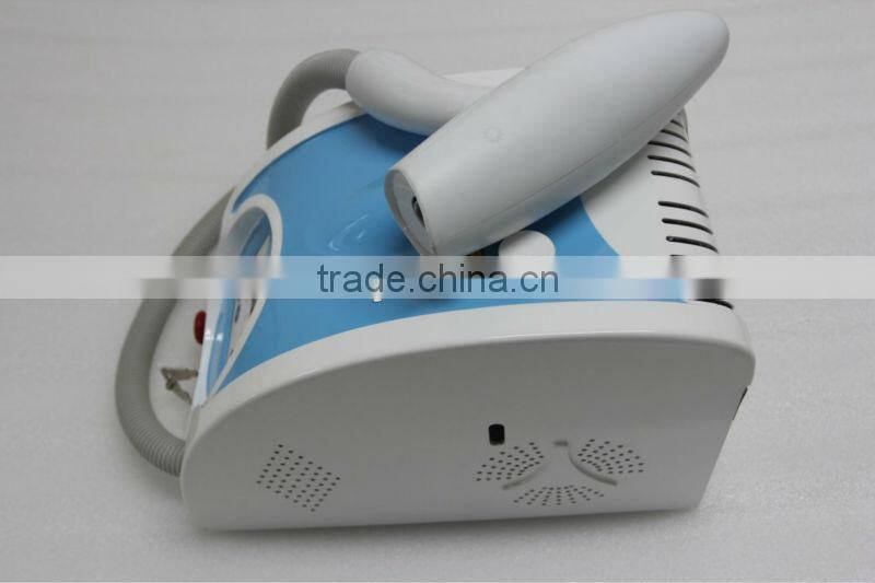 666 Good quality portable tattoo removal Q switch nd yag laser equipment for pigment removal and skin toning