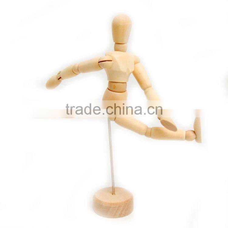 Flexible 8" Wooden manikin/art manikin/ artist manikin male