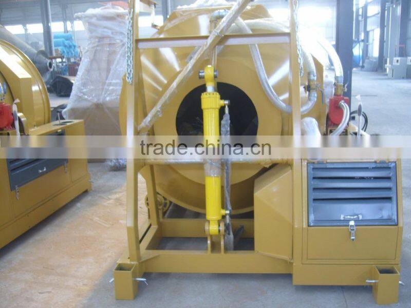 Slef loading JZR350 concrete mixer machine with diesel engine for sale