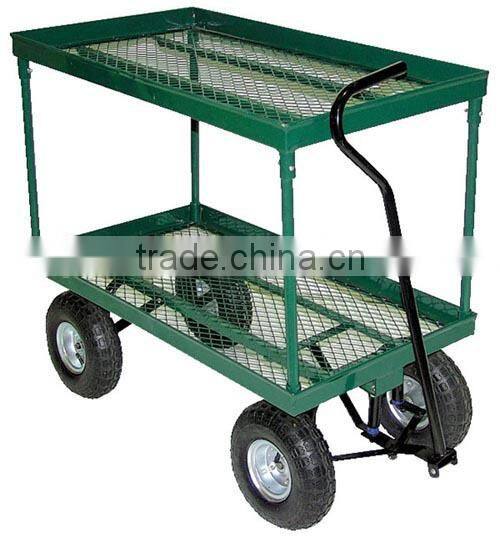 Garden work cart with double-deck TC4204A
