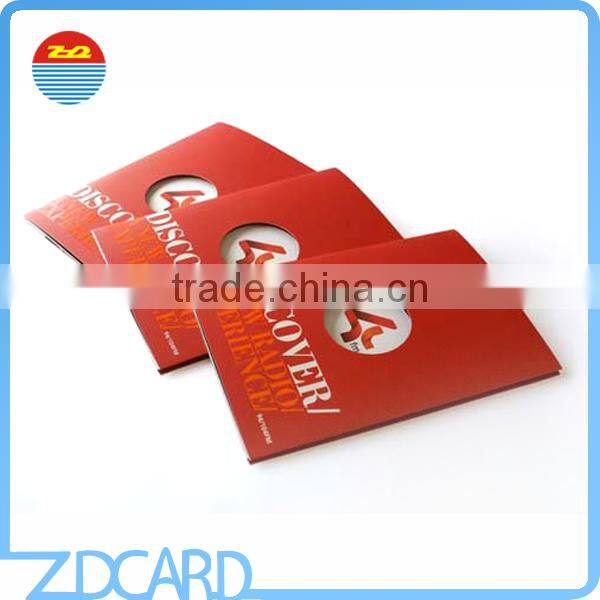 2016 Fashional Color Printing Foldable Perfume Brochure