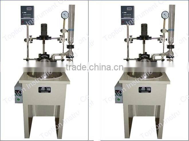Fermentation equipment single layer glass reactors single layer reactors from china