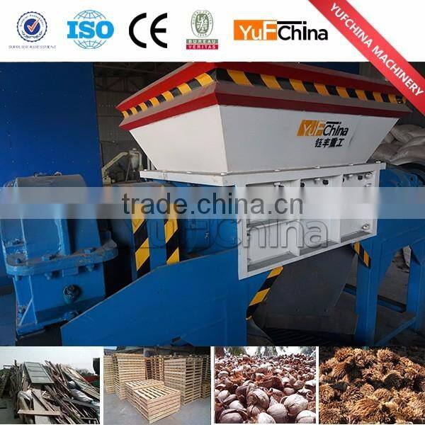 Large capacity used tire shredder machine for sale