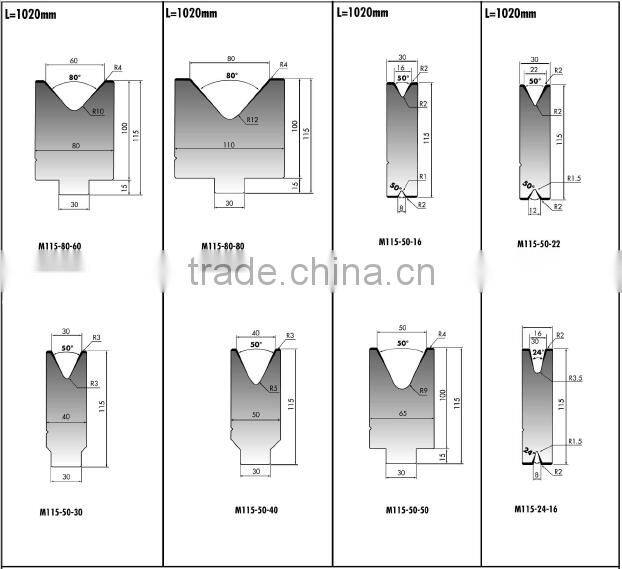 amada press brake tools