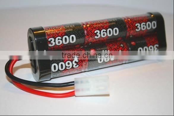 ni-mh battery pack 8.4V 1800mAh 10C for RC car model