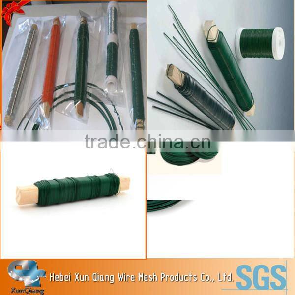 floral wire on spool for decoration of Christmas trees