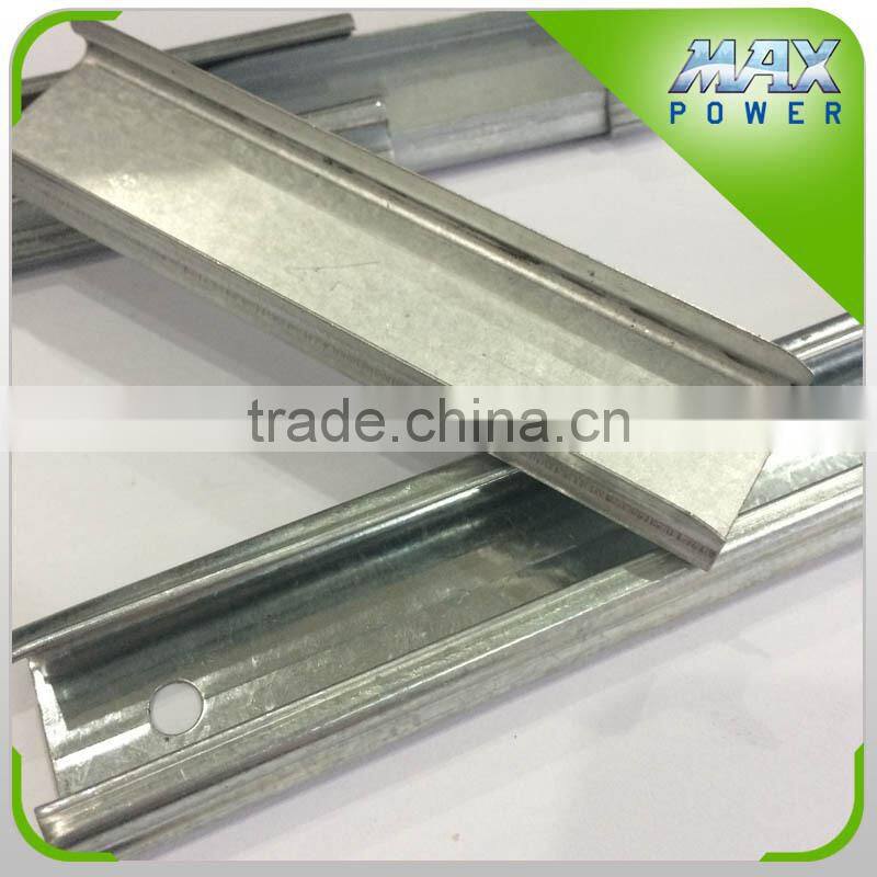 Greenhouses high quality card slots/ lock channel for fixing plastic film