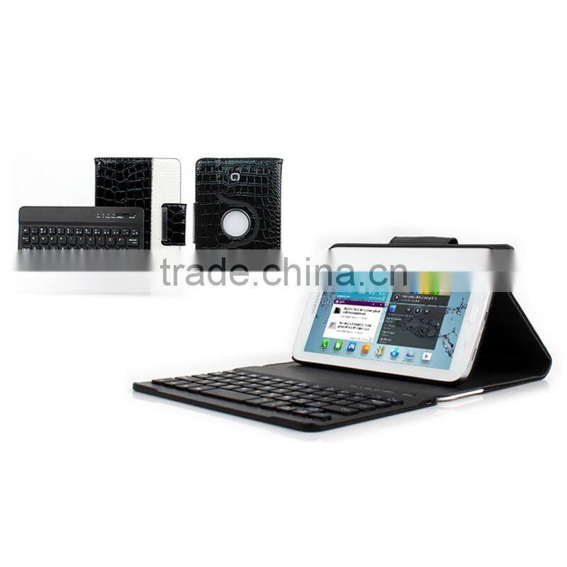 3.0 Bluetooth keyboard for samsung galaxy Note 10.1 N8000/N8010/P5100 silicone Keyboard Leather Case Cover silicone case