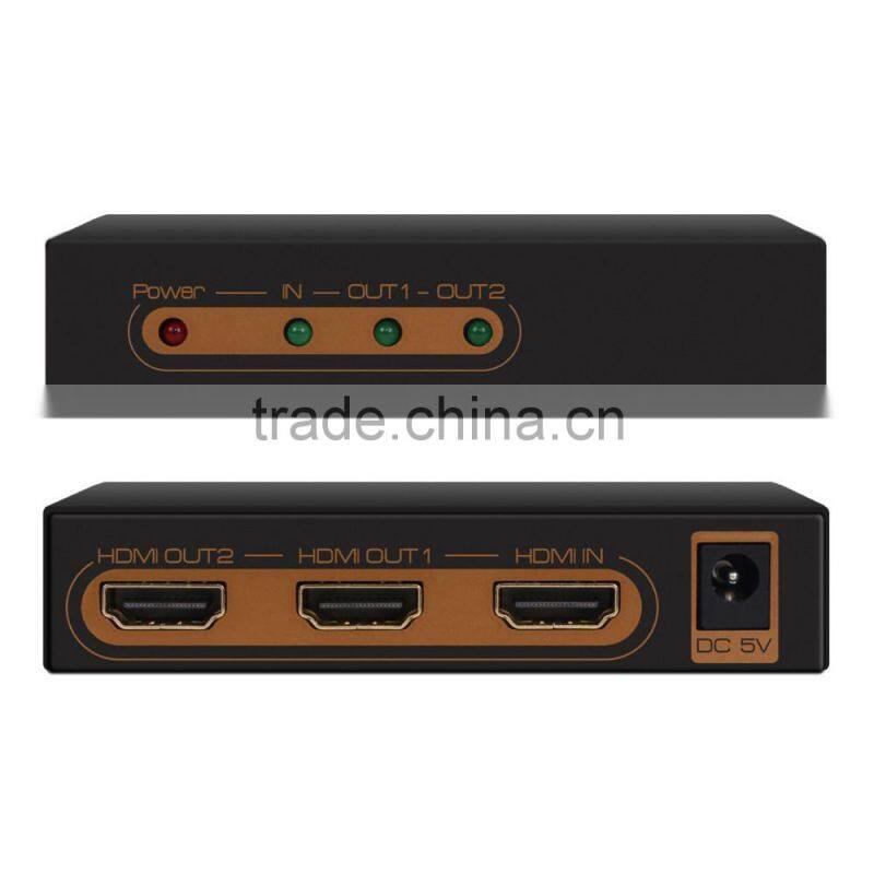 Best Selling Hot Sales Voxlink HDMI 2.0HDR 1x2 HDMI splitter (4K/60Hz/ HDCP2.2) PSE