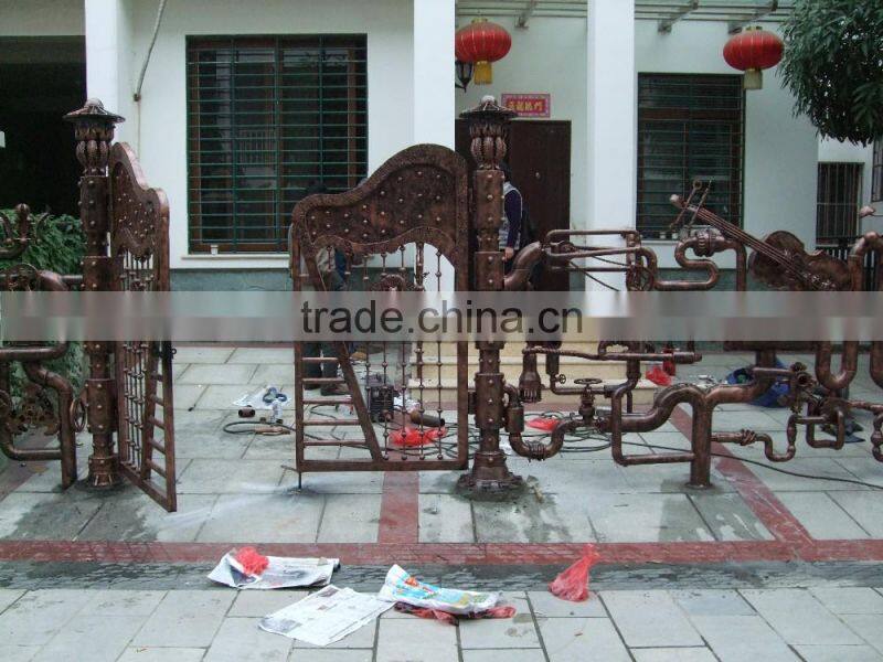 metal wall art wrought iron electrical fitting