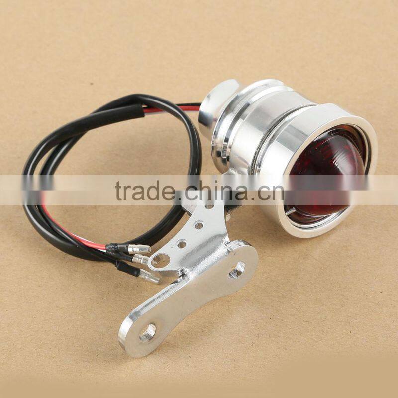 Chrome Aluminum LED Tail Light For Dyna Touring Softail Chopper Bobber