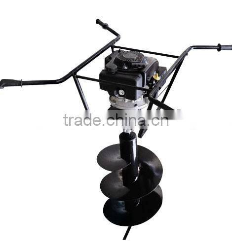 2 stroke earth drilling ,52cc earth auger,44F-6 ice auger with 150mm,200mm drill with CE,GS EURO2