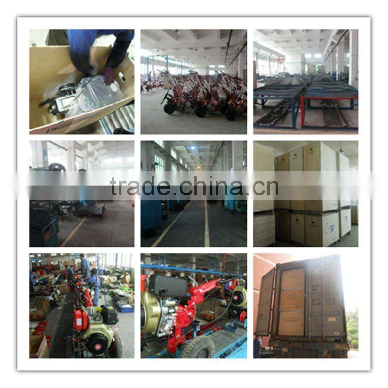 MeiQi 6hp 186f diesel engine power tiller multi function pto tiller for farmland