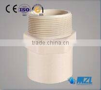 cpvc pvc pipe fitting with male adapter