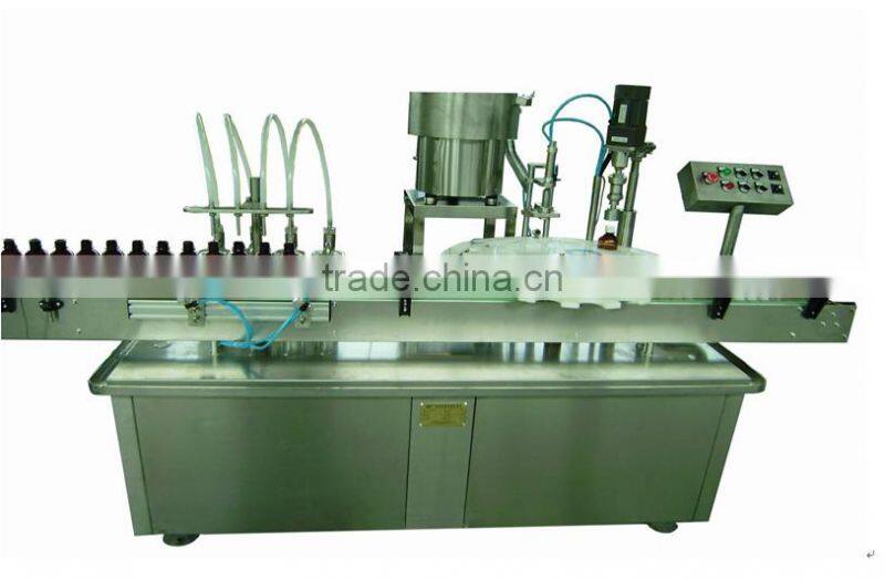 Automatic bottle type beverage liquid filling machine