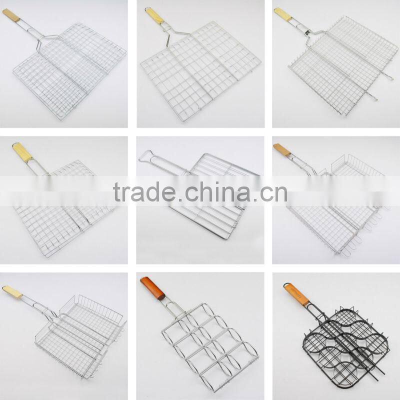 stainless steel round shape bbq grill