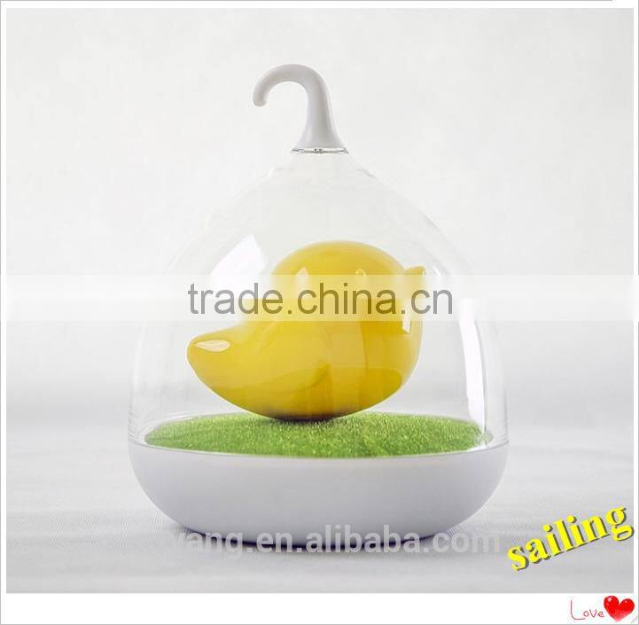 2015 novel led table lamp, Bird Cage LED lamp with two USB Charging line,Touch sensitive led table lamp