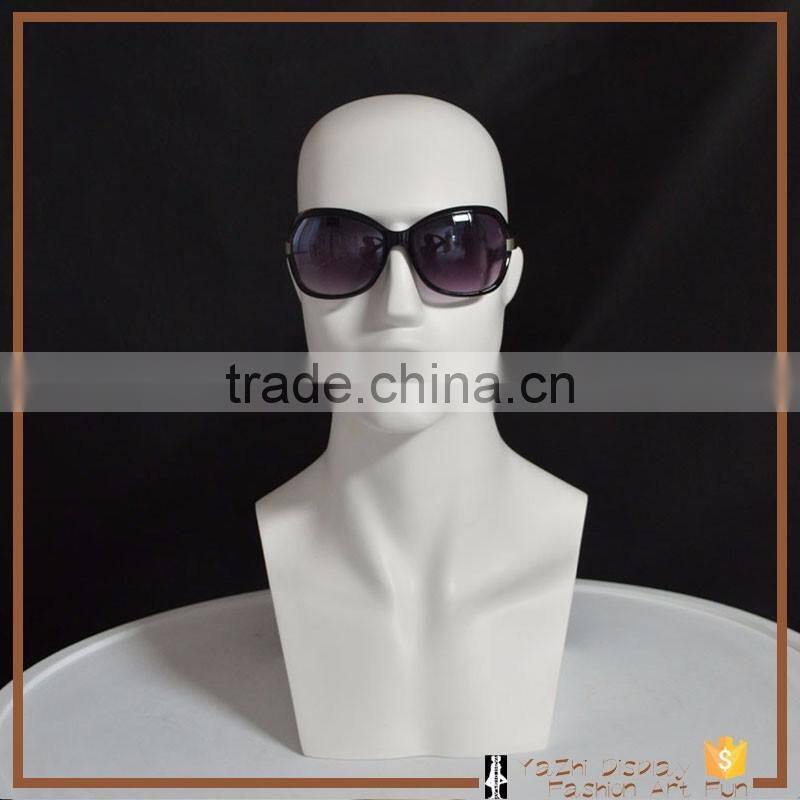 cheap price lifelike male mannequin head for sunglass display