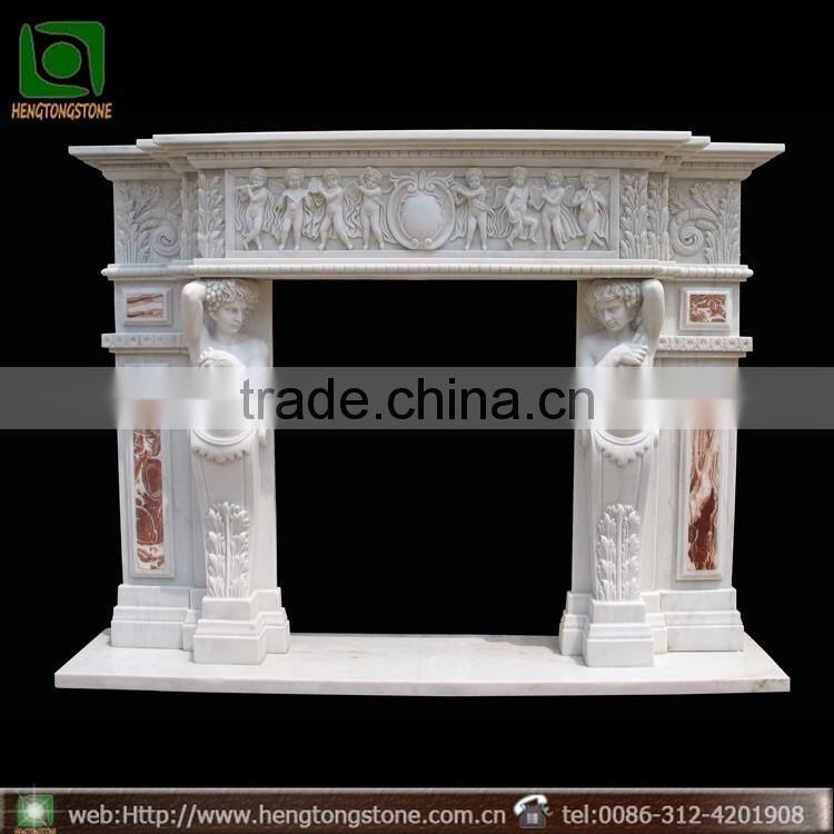 French Style Decorative Fireplace Mantel