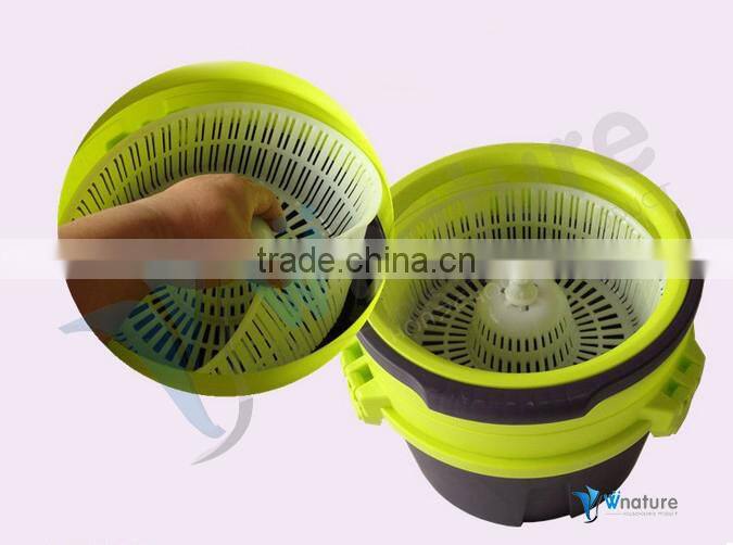 Vivinature easy Spin Mop Single Bucket 2 Microfiber Rotating head